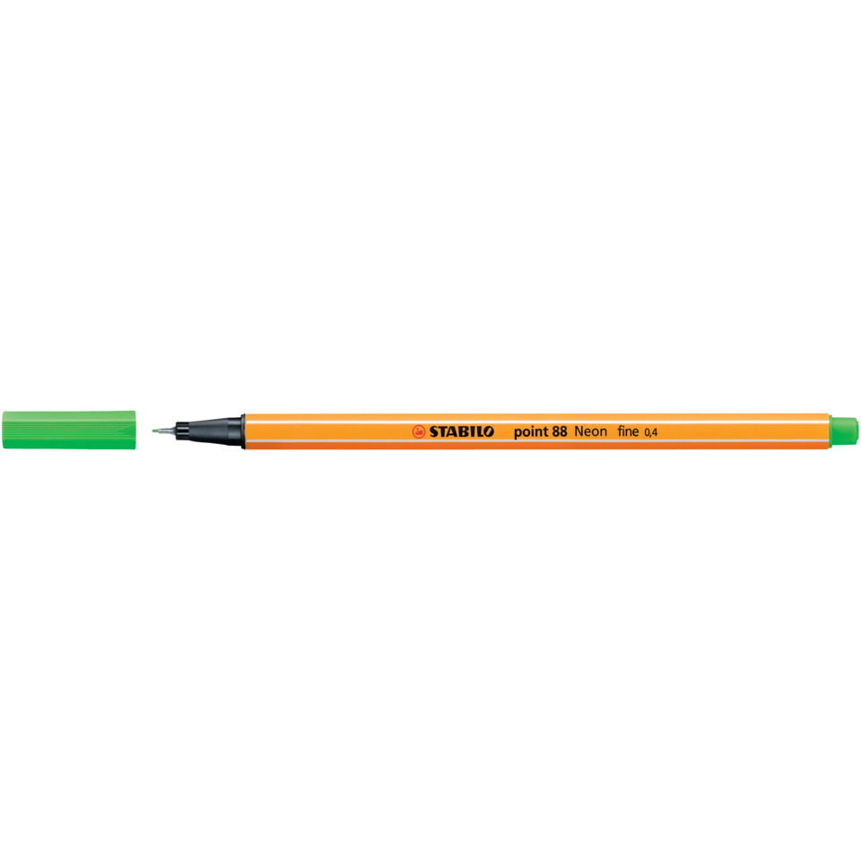Highlighter, Marker, Orangene Hülle, Feine Spitze, Neon-Tarbe