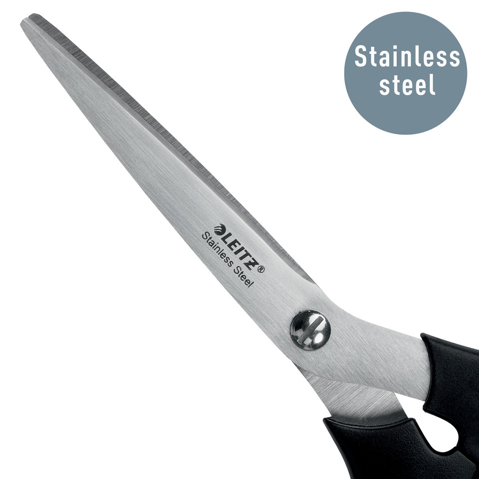 stainless steel scissors, kitchen scissors, Klingenstahl, Griff, Schraubverbindung