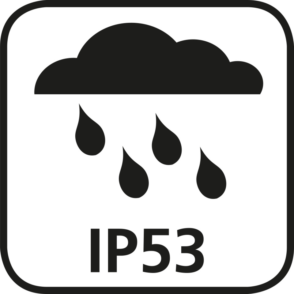 regen, sturm, symbol,  Tropfen, IP53