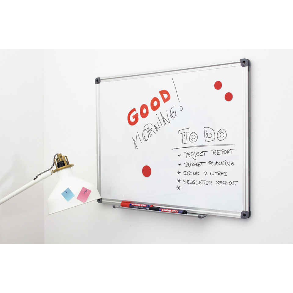 whiteboard, whiteboard surface, dry-erase, markers, to-do list