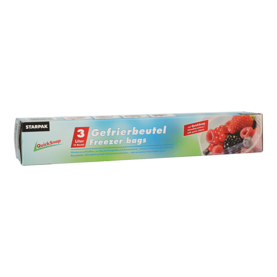 Gefrierbeutel, Beutel, 3 Liter, Fassungslasche, Frischebeutel