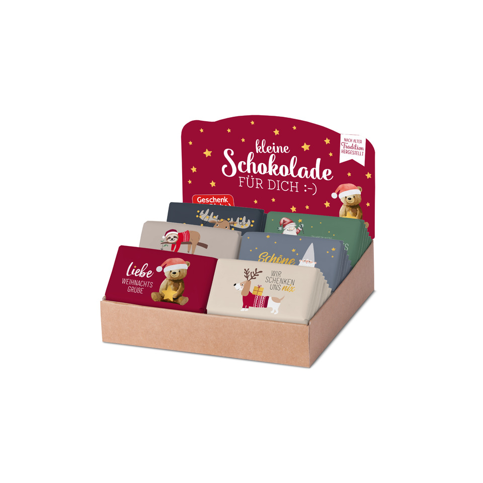Schokolade, Weihnachtsgeschenk, Tafel Schokolade, Nikolaus/Weihnachtsmotiv, Mehrfachpack
