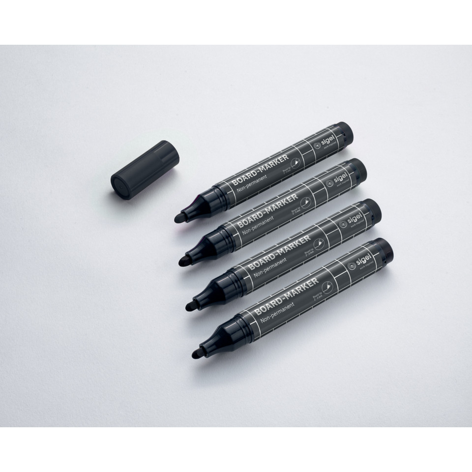 Boardmarker, Marker, Permanent-free, Marker set, Black marker