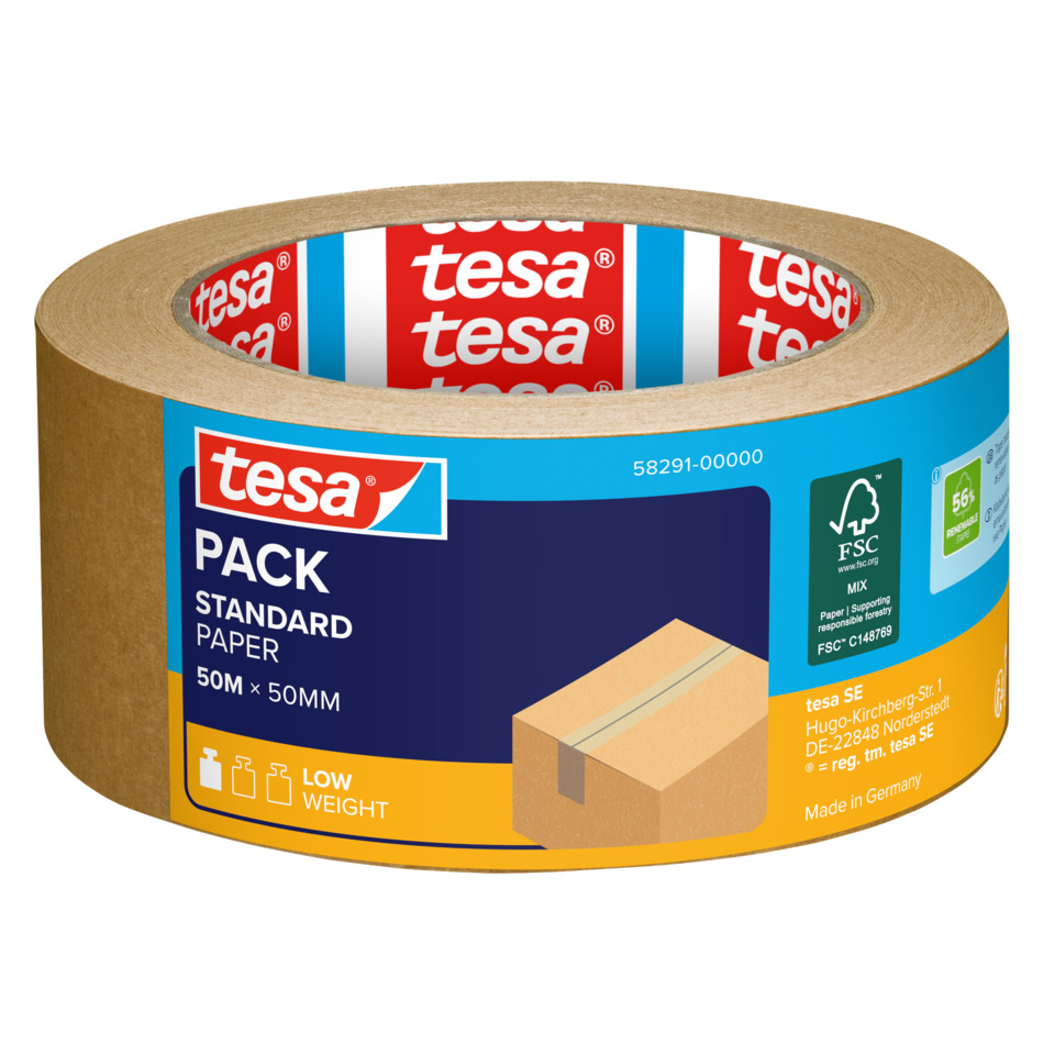 Klebeband, Paketband, 50 mm, 50 m, Standardband