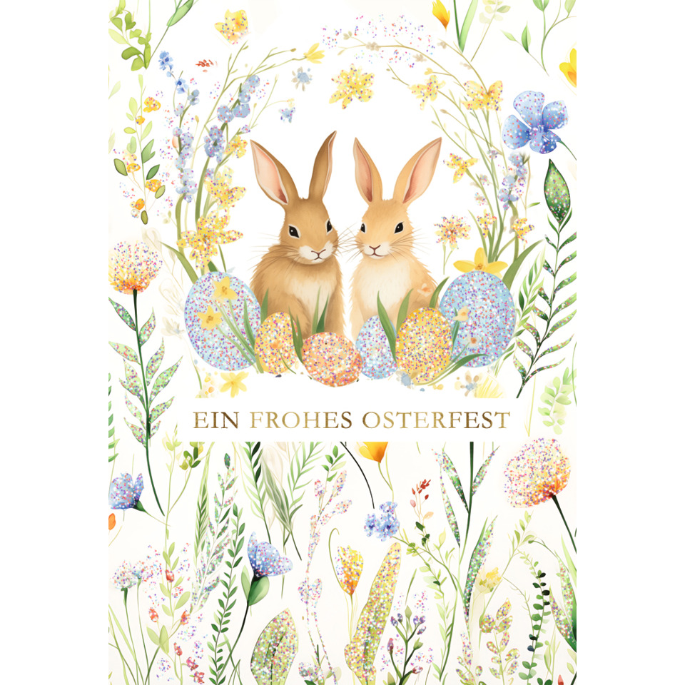Grafiken, Kräuterisch, Florales Design, Muster, Hase