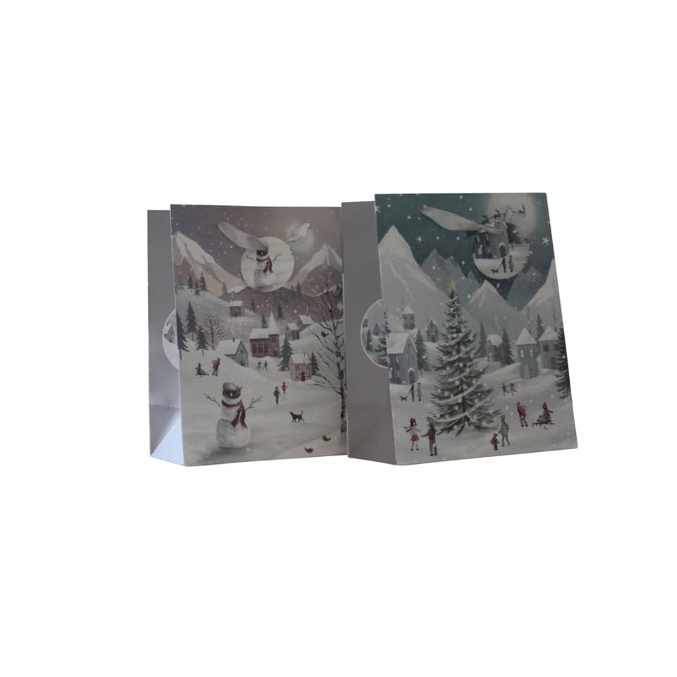 Geschenktragetasche XMAS, 23 x 18 x 10 cm, sortiert PBS 377361
