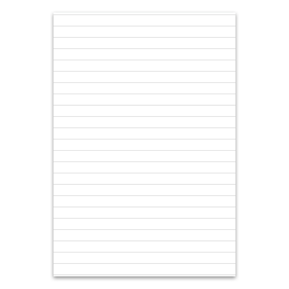 Notizblock, Linierte Seiten, Papier, Weiß, A4 oder A5