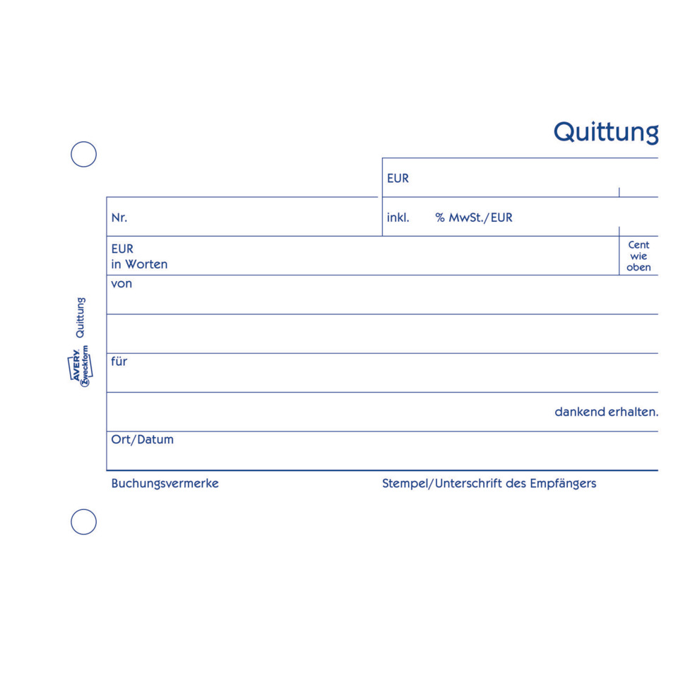 Quittung, Kassenbeleg, Rechnung, EURO, Formular, Quittung, Kassenformular, Euro, Rechnung, Umsatzsteuer