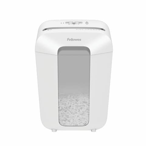 Aktenvernichter Powershred® LX70, Cross-Cut Partikel 4x40mm, P4, 11 Blatt, weiß FELLOWES FW100017468