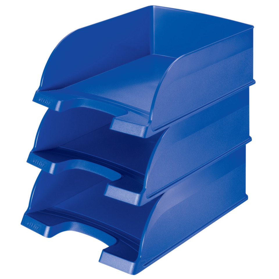 A4-Organizer, Dateiablage, Schreibtisch-Organizer, blaues Plastik, Aufbewahrungsschale