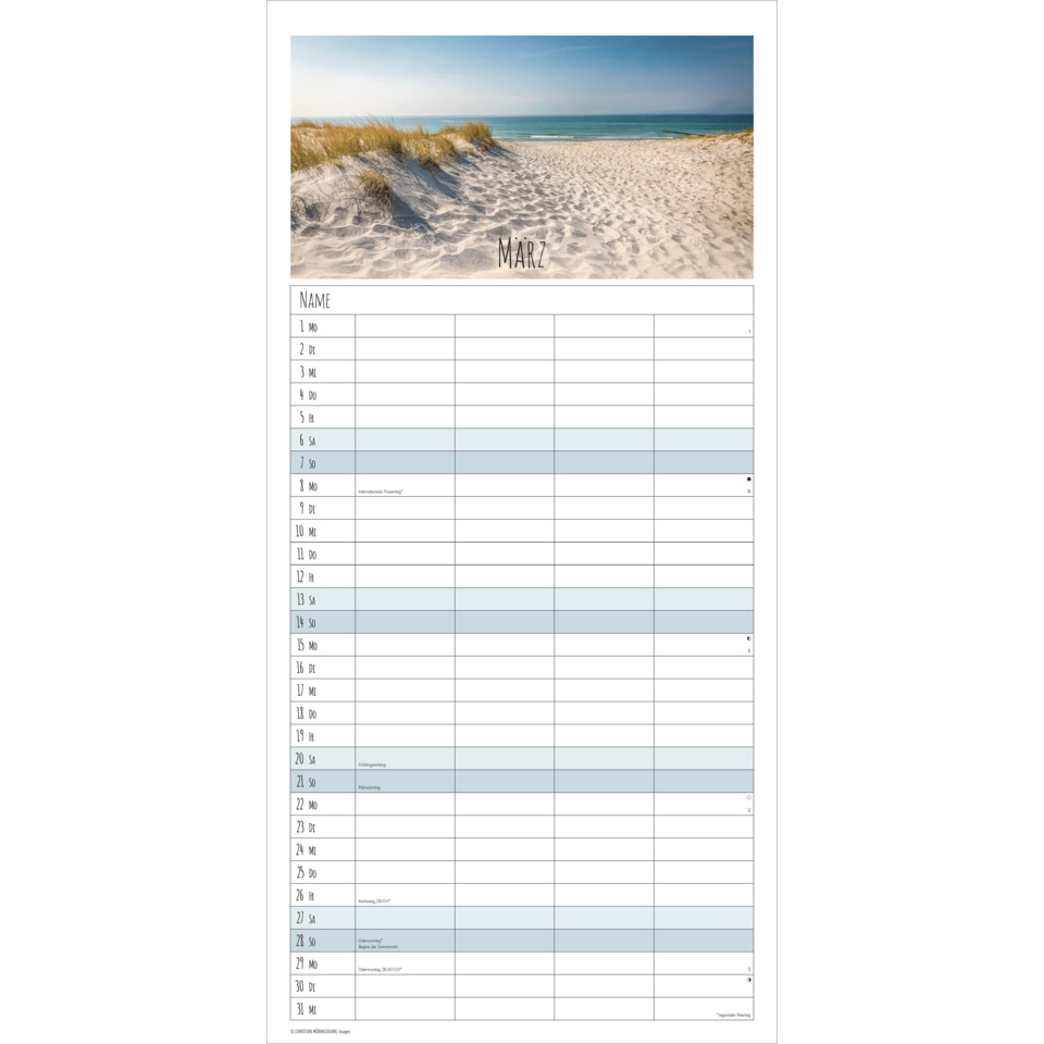 Sand, Beach, Dune, Foto, Kalender
