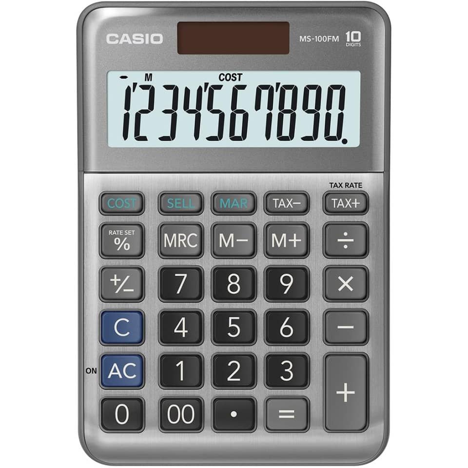 Taschenrechner, Casio, Tischrechner, numerische Tasten, Display