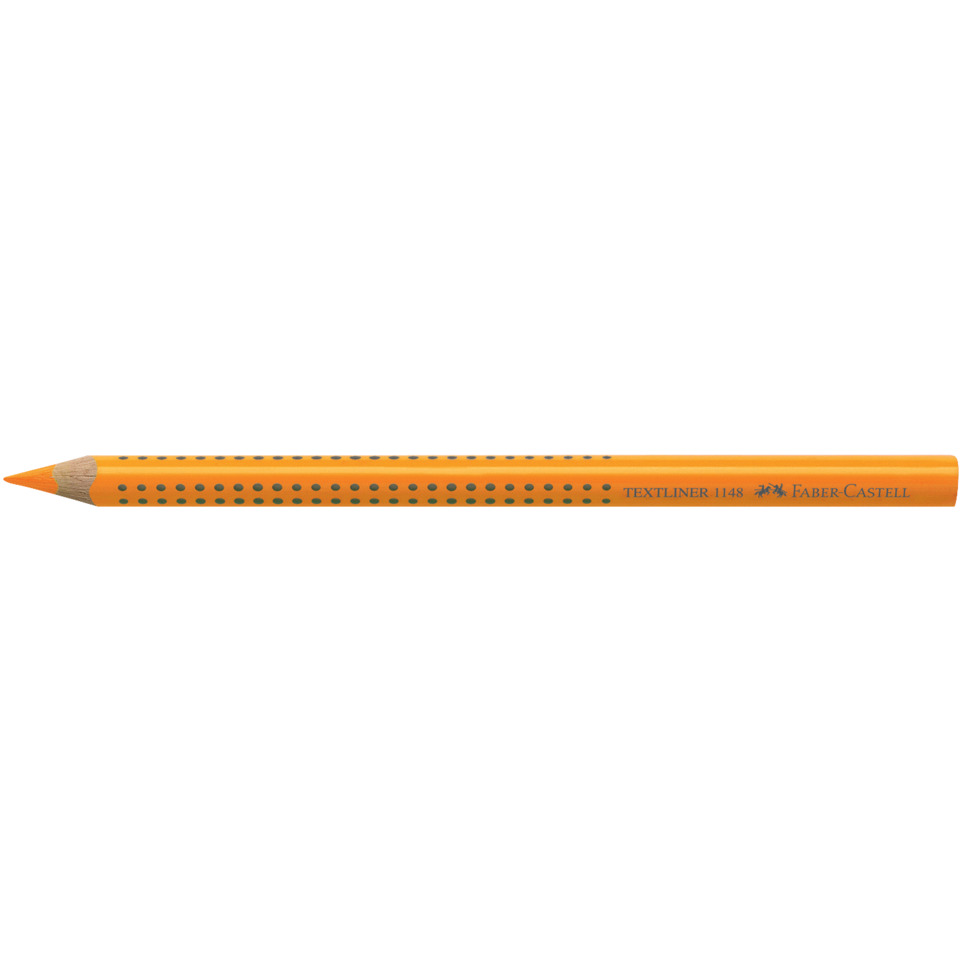 Bleistift, Textliner 1148, orange, gepunktet, Faber-Castell