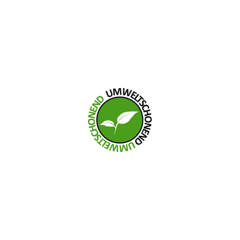 umweltfreundlich, Logo, Pflanze, grünes Kreiszeichen, Umweltsiegel