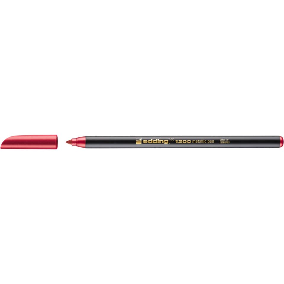 Stift, Marker, Rote Kappe,  metallisch, 1200