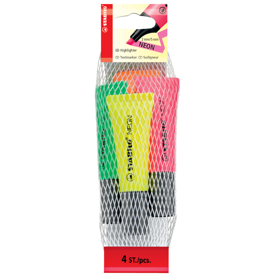Highlighter, Textmarker, Neon, Multi-color, Set