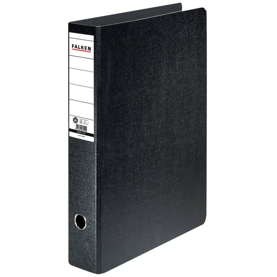 Ordner, Präsentationsordner, A4, Kartenbinder, Buchrücken mit Lochung