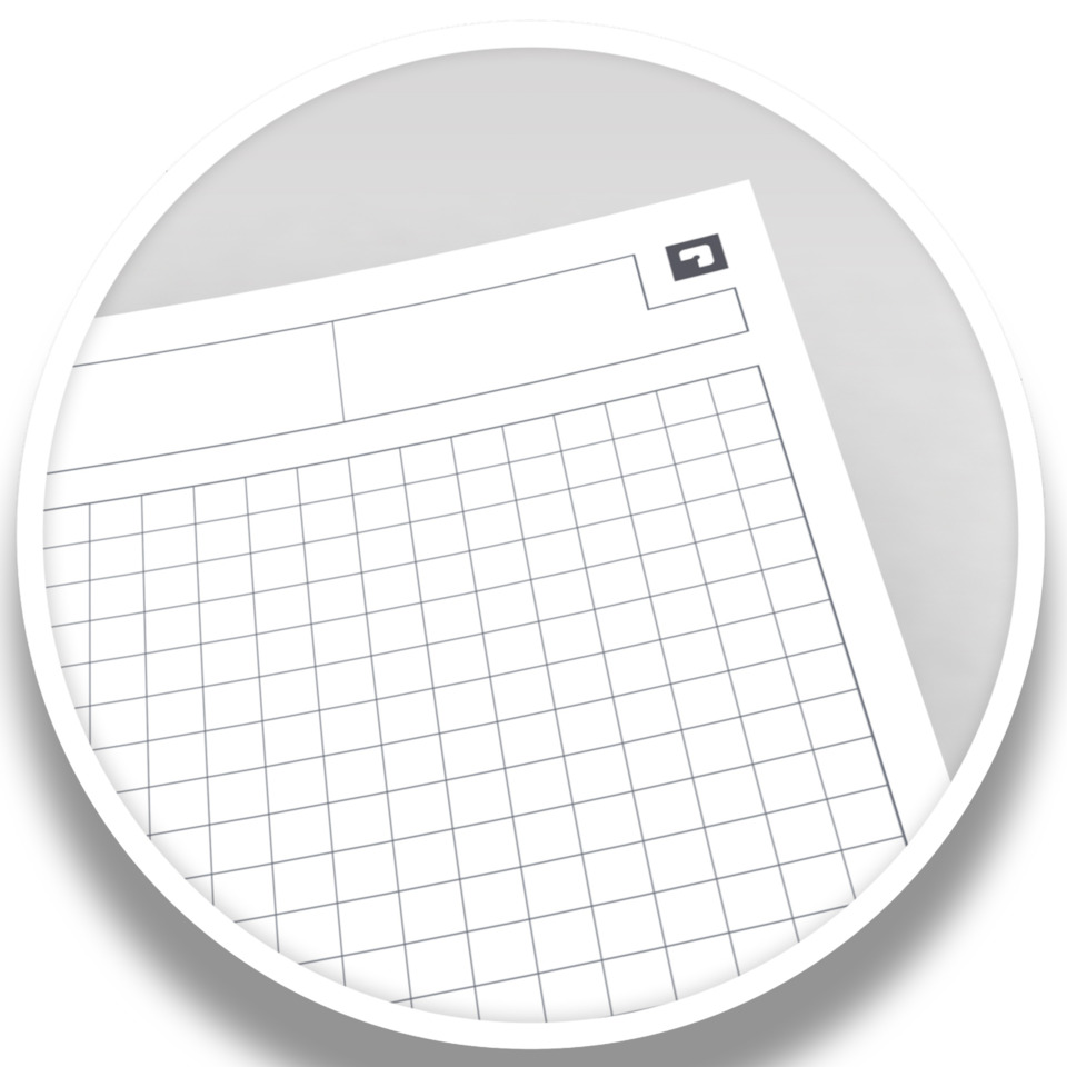 Gitterpapier, Graph-Papier, Notizblock, Gittersystem, leeres Blatt