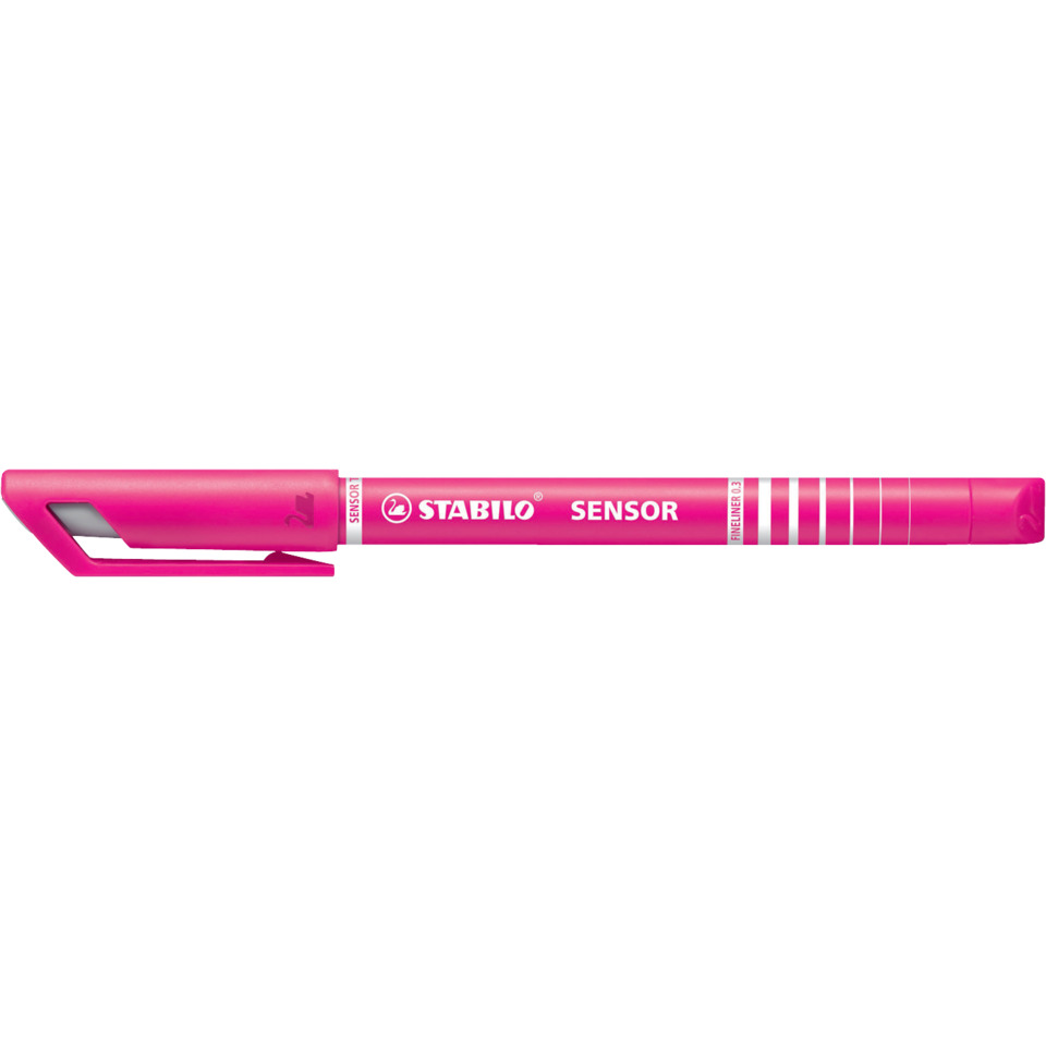 pinker Stift, Marker, Glimmerstift, STABILO, Sensor, Marker, Radierbar, Stabilo, Sensor, Pink