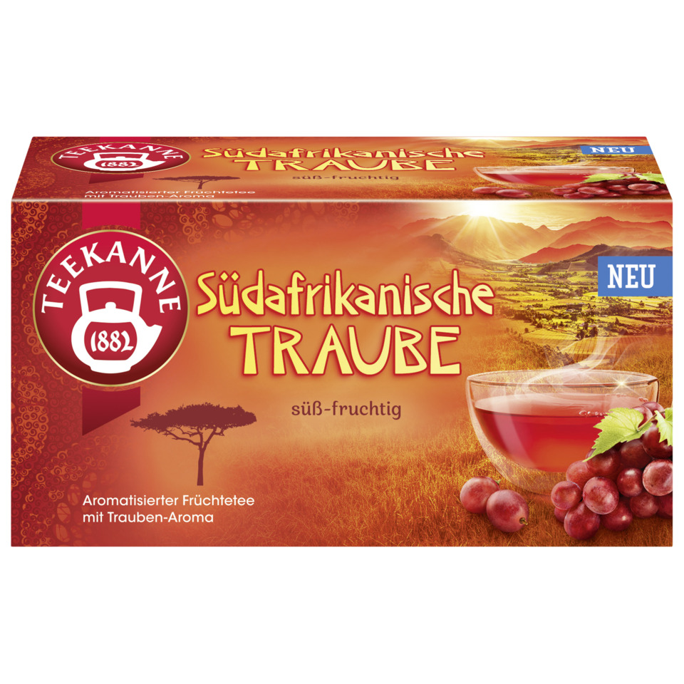 Traube, Traubentee, Südafrikanische Traube, Früchtetee, Aromen