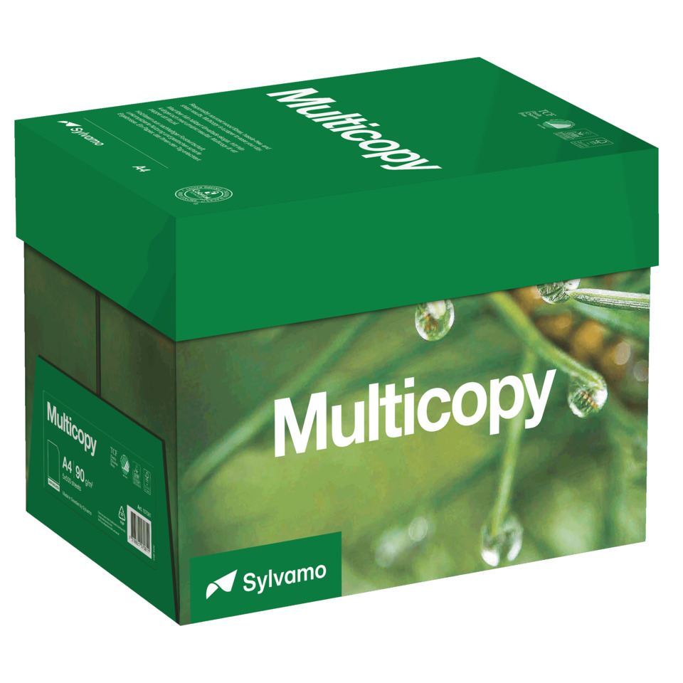 Kopierpapier, A4, Multicopy, Grünes Box-Design, Sylvamo