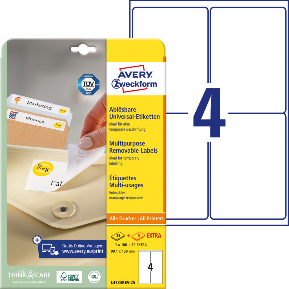 etiketten, ablösbare, labels, multipurpose, auflage