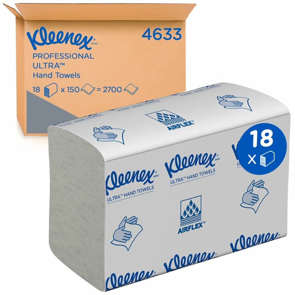 Kleenex, Handtücher, AirFlex, 18x, Verpackung