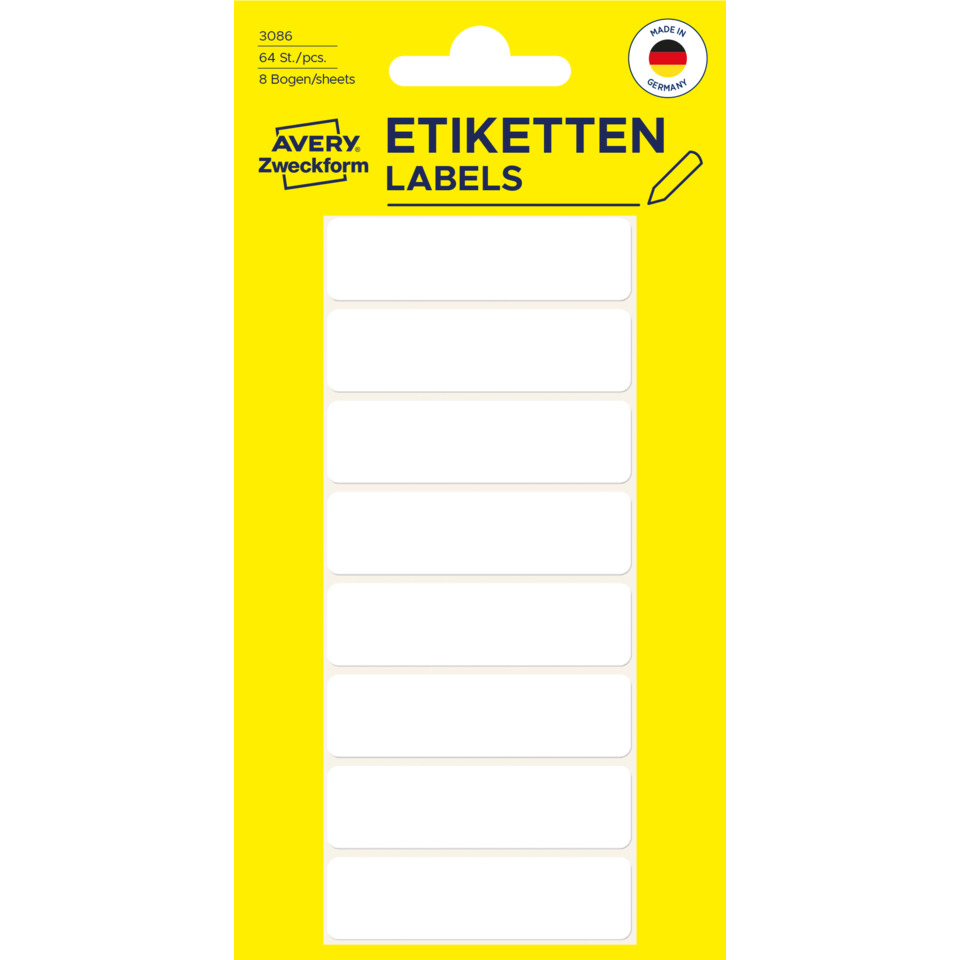Etiketten, Labels, Klebeaufkleber, Schachtel, Avery