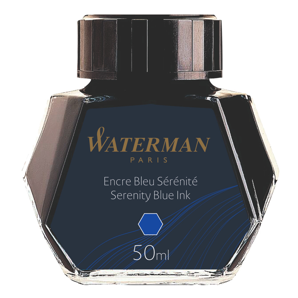 Tinte, Wassertman, Serenity Blue Ink, 50ml, Flasche