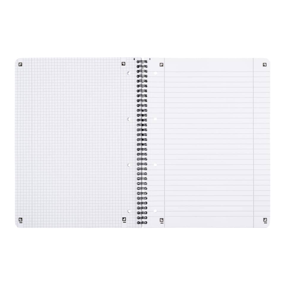 Spiral notebook, Grid paper, Ruled page, Notebook inner, Spiral binding