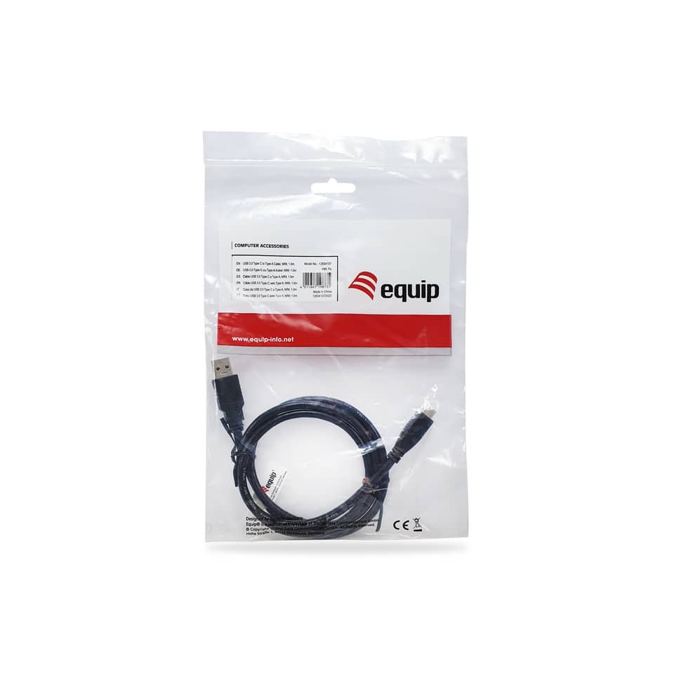 USB-Kabel, Kabel, Schwarz, Verpackung, Equip