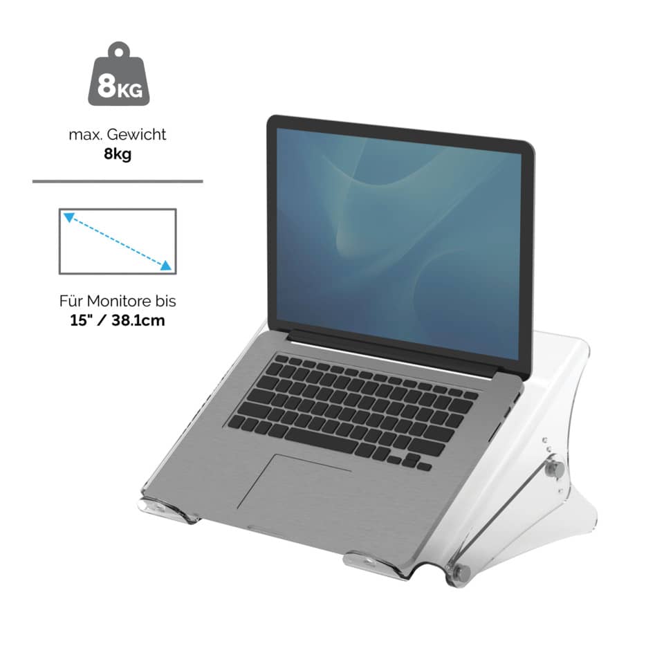 Laptop-Ständer, Laptop-Halter, Verstellbar, Aluminium, Ergonomisch