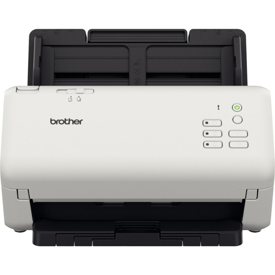 Dokumentenscanner mobil ADS-4300N, 600 x 600 dpi, 40 Seiten/Min., 80 Bilder/Min. Duplex, USB-/LAN-Schnittstelle BROTHER ADS4300NRE1