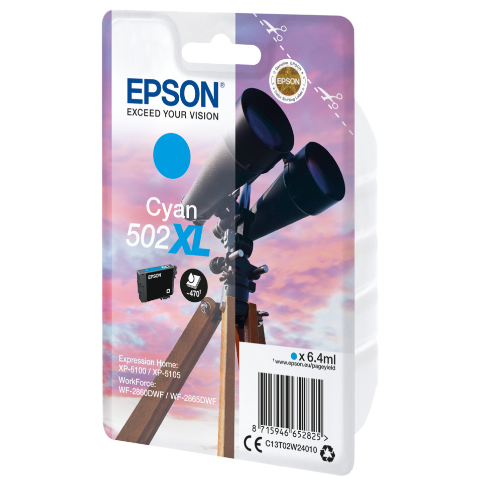 Tintenpatrone, Cyan, XL, 6,4 ml, EPSON