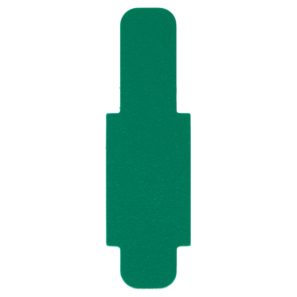  Kleber, Gurtclip, Grün, Flache Platte, Gurtbandverriegelung