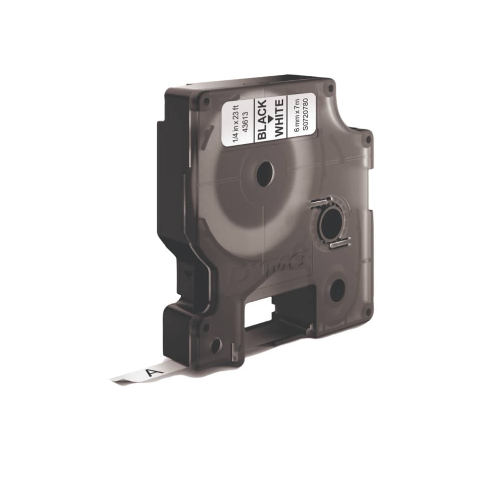 Schriftband, 6mmx7m, schwarz/weiß DYMO S0720780 Schriftband, 6mmx7m, schwarz/weiß DYMO S0720780