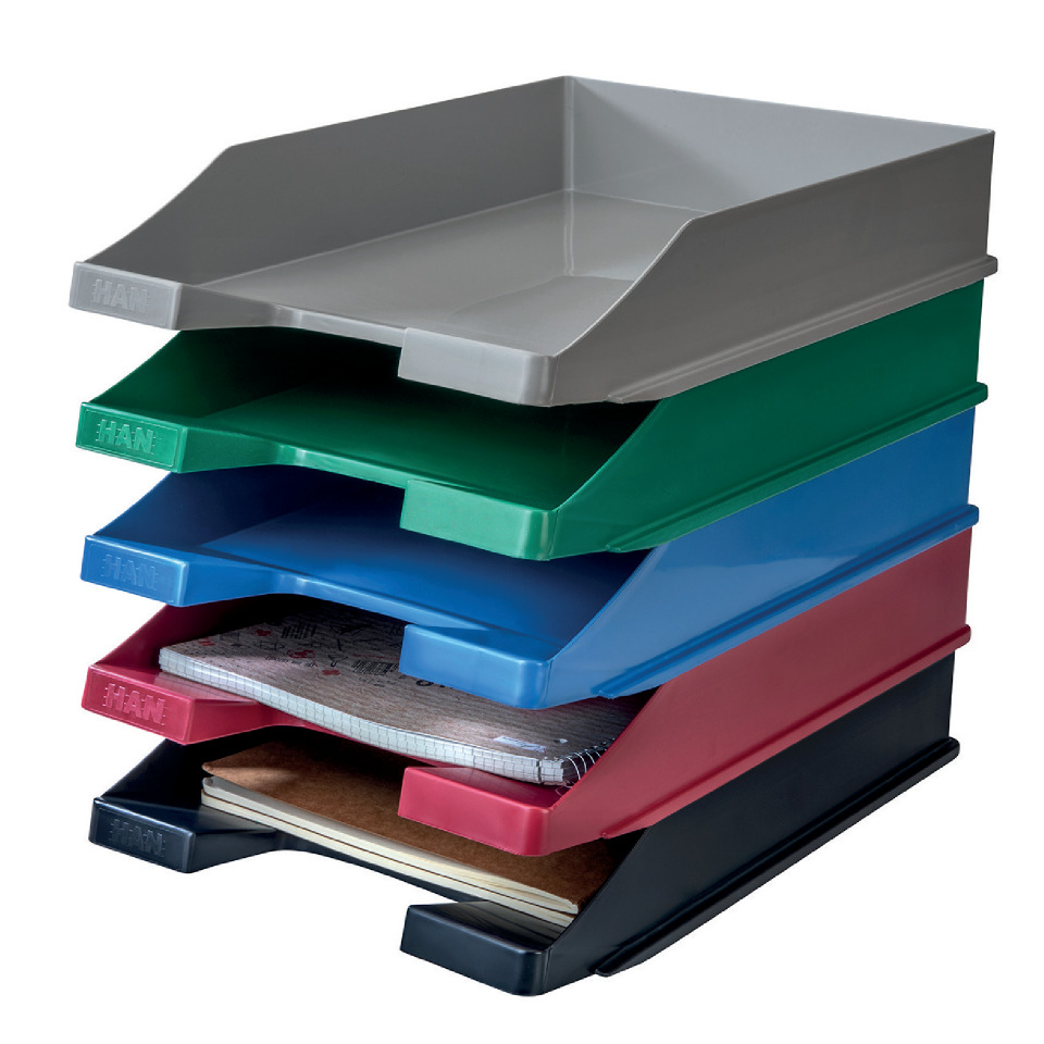 Organizer Tray, Dokumentenablage, Schreibtisch-Organizer, Ablage stapel, Farbenauswahl