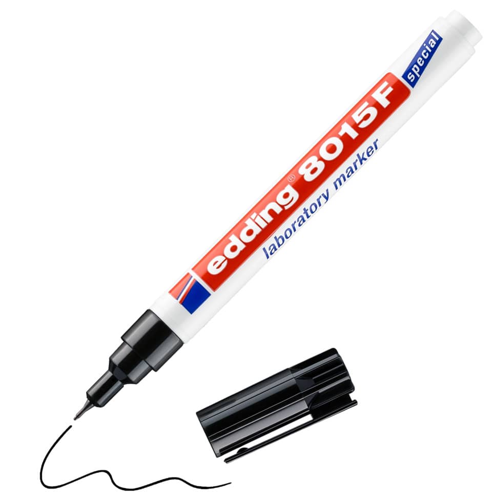weißer Marker, Tafelmarker, Tafelstift, schwarze Kappe, Gummikappe