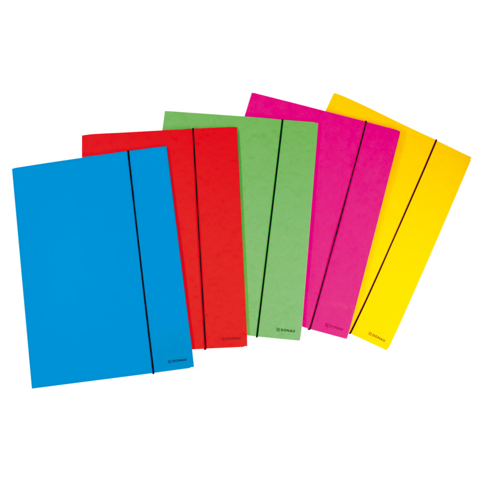 Notizbuch, Notizheft, A5, bunte Farben, elastische Schnur