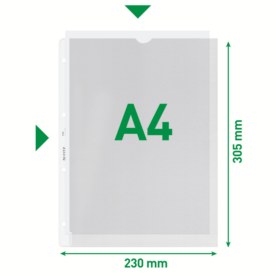 A4, Papierform, Dokumententräger, Papiertasche, Halterung