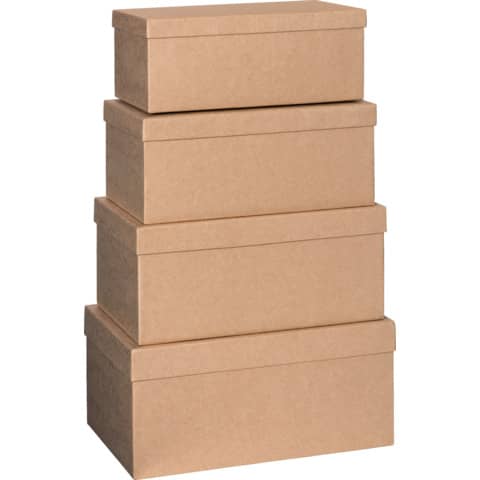 Geschenkkarton One Colour, 4-teilig, hellbraun STEWO 2552 6448 56