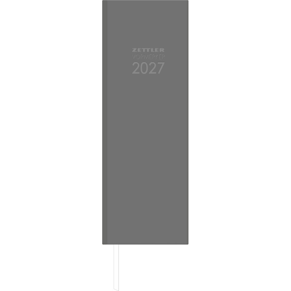 notebook, calendar, 2027, grey, cover