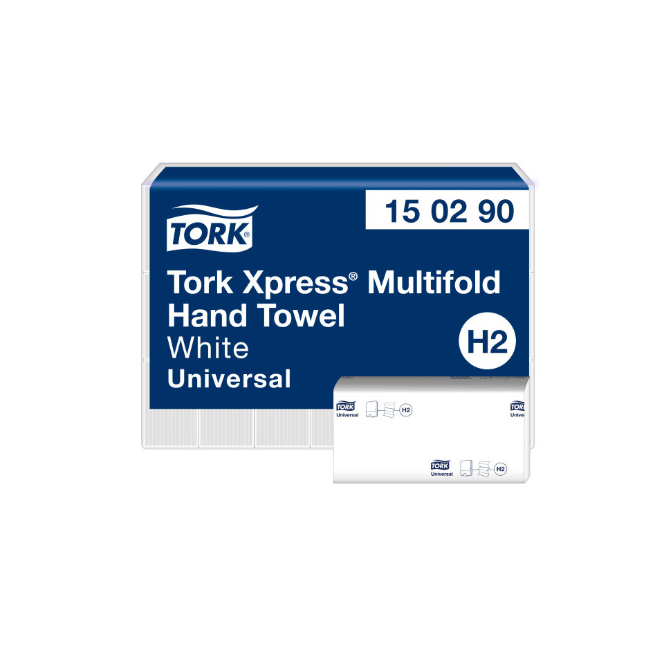 Handtuch, Multifold, Weiß, Universal, H2
