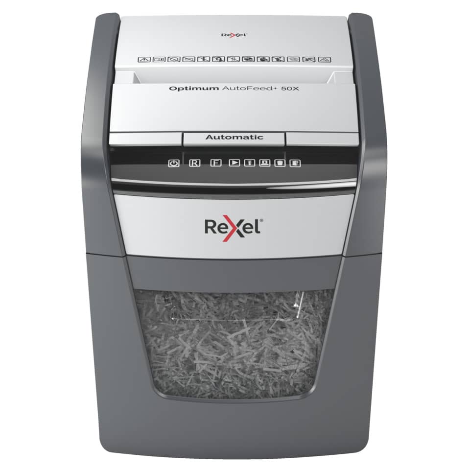 Aktenvernichter, Papierschnitt, Automatischer Zuführen, Klarer Toner, Rexel