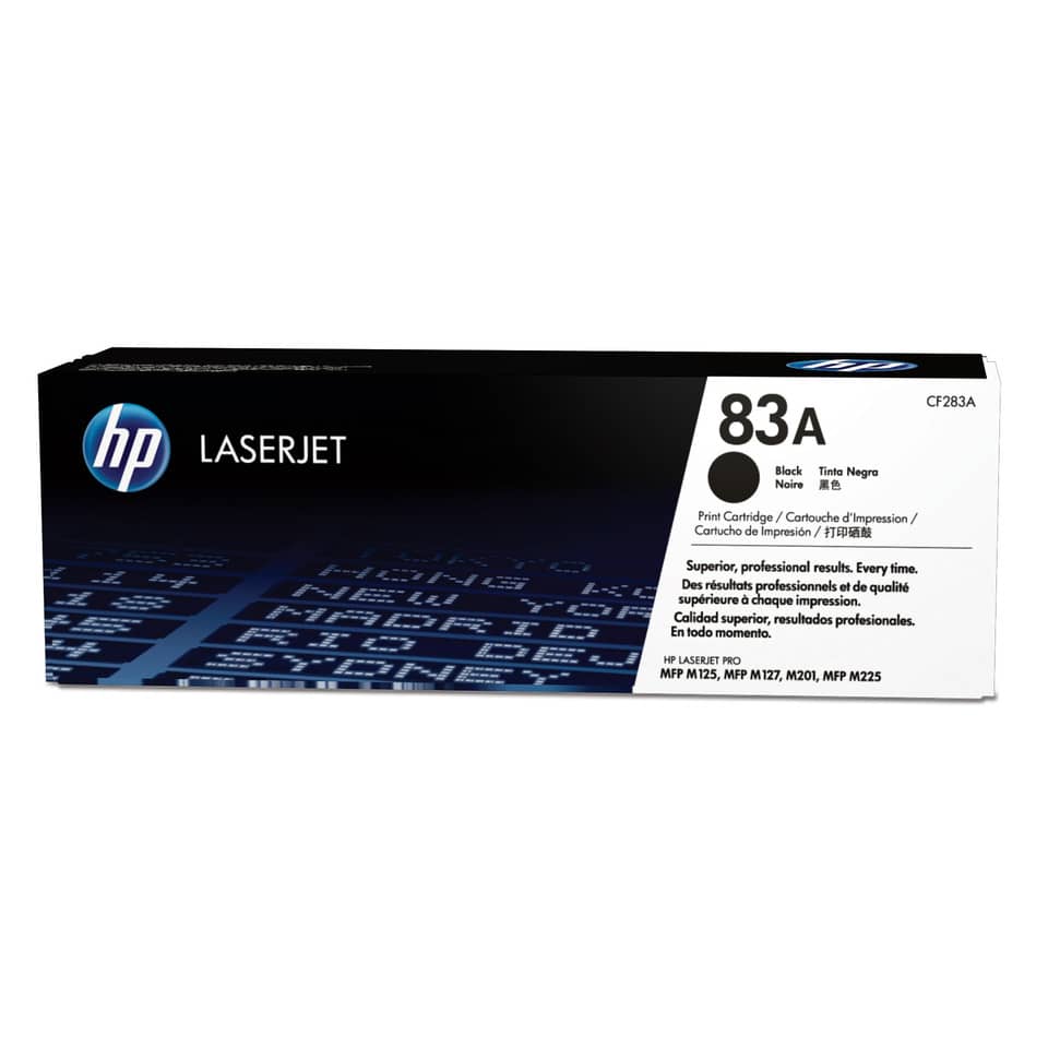 Laserjet-Kassette, Druckpatrone, HP, Schwarzer Toner, CF283A