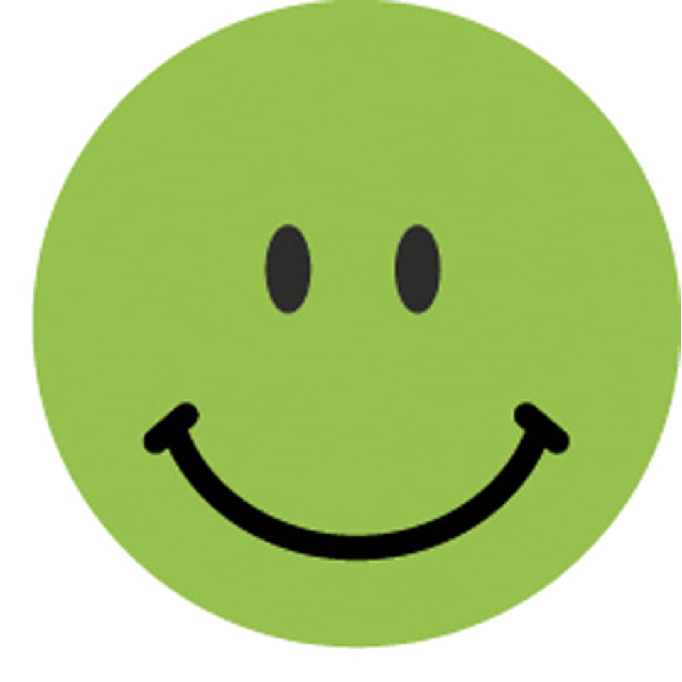 smiley, grüner kreis, gesicht, lachen, emoji