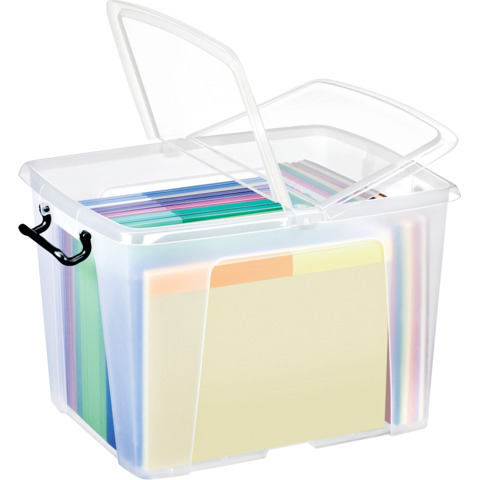 Aufbewahrungsbox Strata, 40l, transparent STRATA 2006740110
