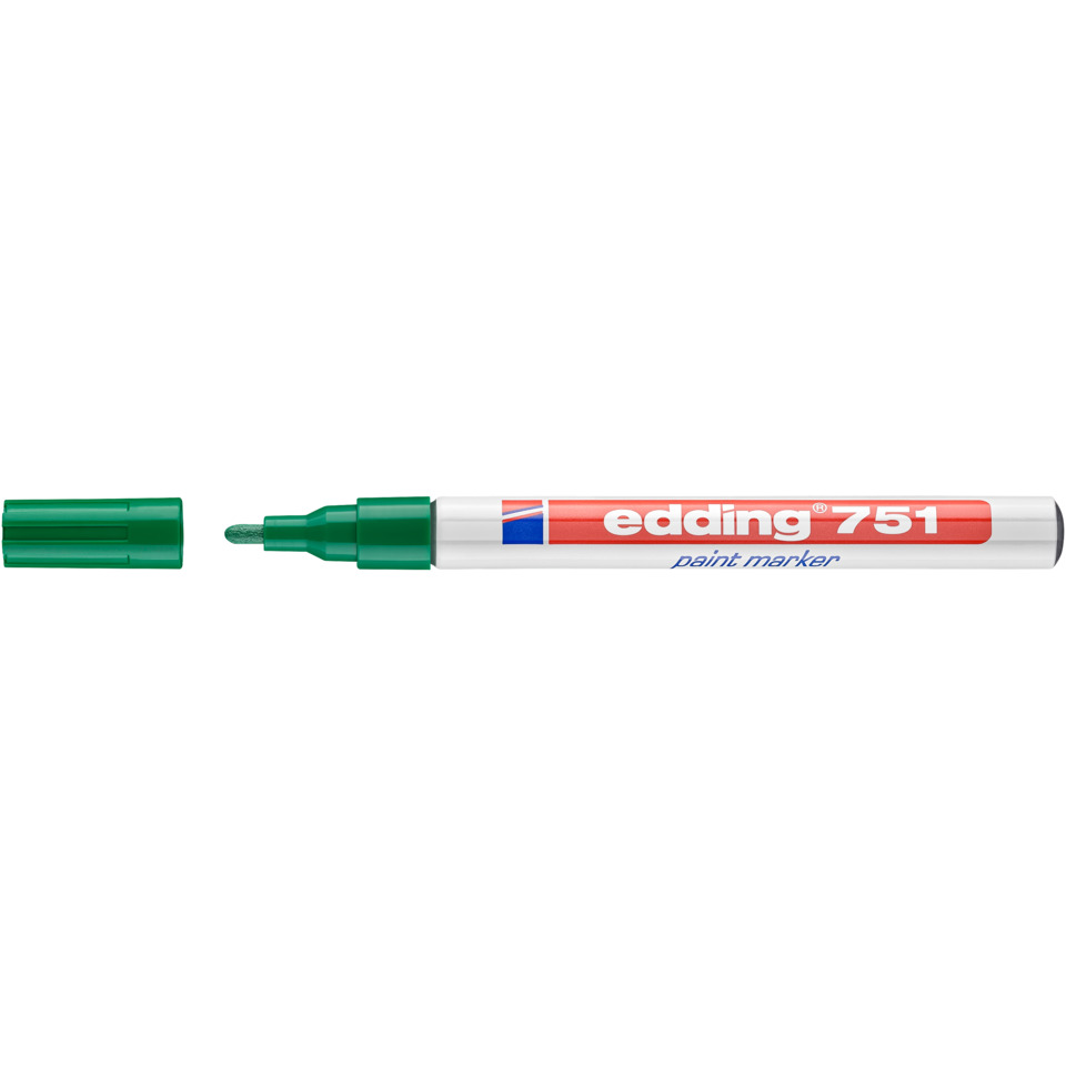Marker, Paint marker, Green marker, Eding 751, Permanent marker