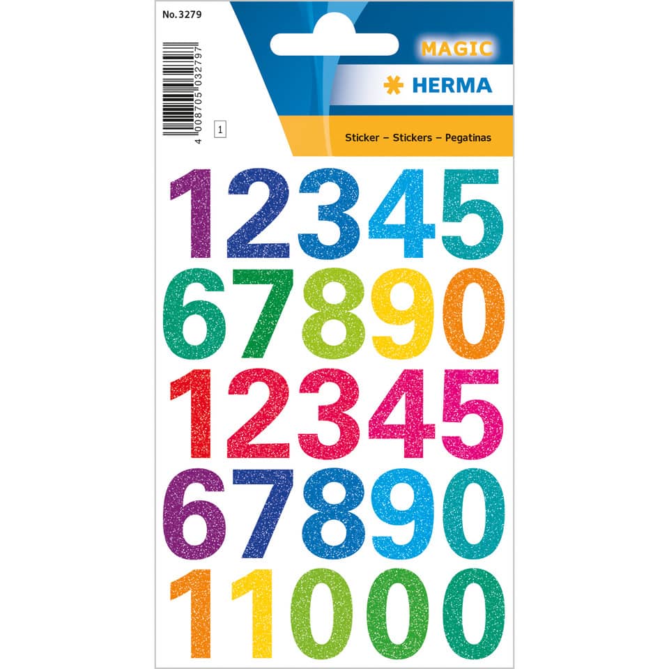 zahlen, aufkleber, bunte ziffern, zahlensticker, dekoration