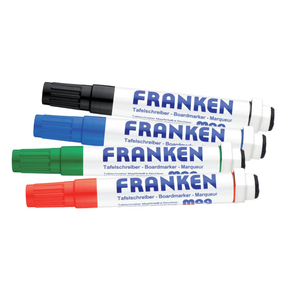 Marker, Whiteboard-Marker, Franken, Mehrfarbiges-Set, Boardmarker